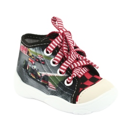 Befado børnesko 218P050 sort rød grå 1