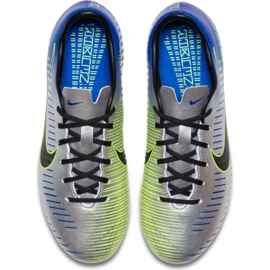 Nike Mercurial Victory 6 Neymar Fg Jr 921488-407 fodboldstøvler grå sølv 1
