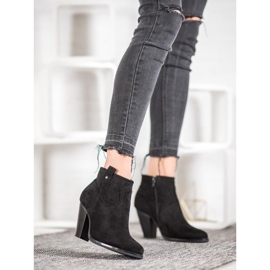 Ideal Shoes Casual sorte støvler 1