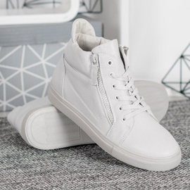 Sergio Leone Hvide sneakers på platformen 1