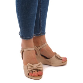 Kile sandaler WF-61 Beige sort 1