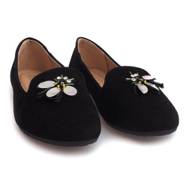 Ruskind Ballerinaer med kraniet 9988 Sort 1