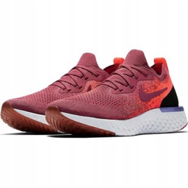 Nike Epic React Flyknit W AQ0070 601 løbesko rød 1