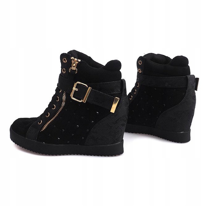Wedge Sneakers 6227-Y Sort 1