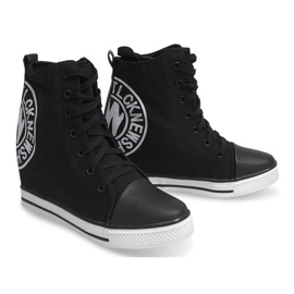 Moderigtige sneakers Tlck sort 1