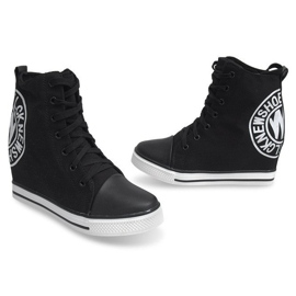 Moderigtige sneakers Tlck sort 2