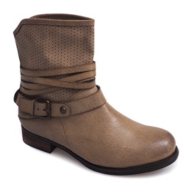 Openwork Cowboy Støvler 6153 Khaki kaki 2