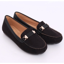 Sorte kvinders loafers FM3024 Sort 2