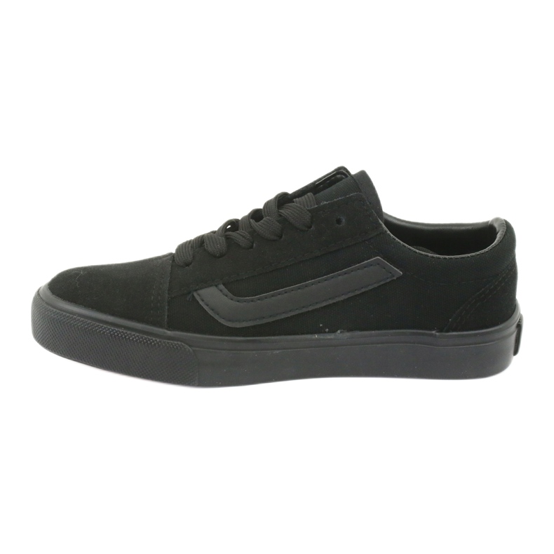 Atletico Klassiske bundne sneakers 18081 sort 2