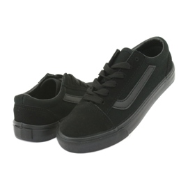 Atletico Klassiske bundne sneakers 18081 sort 4