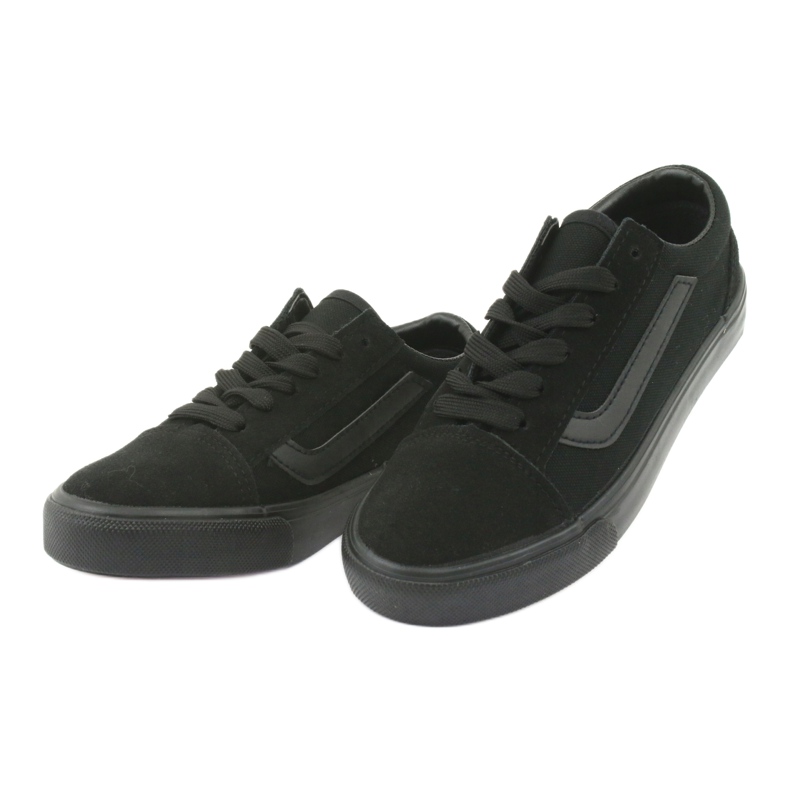 Atletico Klassiske bundne sneakers 18081 sort 3
