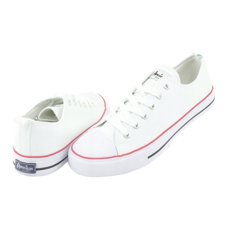 American Club Klassisk LH36 -mænds sneakers White hvid 4