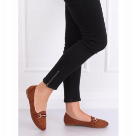 Kvinders loafers kamel B2027 Camel brun 2