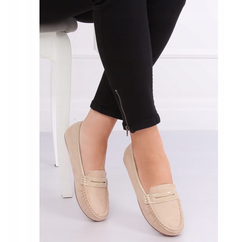 Dame beige loafers FM2958-3 Beige 2