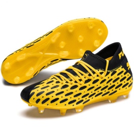 Puma Future 5.2 Netfit Fg Ag M 105784 03 fodboldstøvler gul gul 3