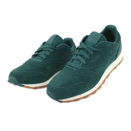Reebok Cl Leather Sg JRCM9079 grøn 3