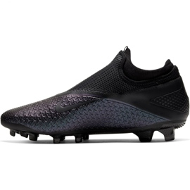 Nike Phantom Vsn 2 Pro Df Fg M CD4162-010 fodboldstøvler sort sort 2