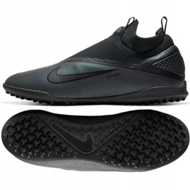 Nike React Phantom Vsn 2 Pro Df Tf M CD4174-010 fodboldsko sort sort 2