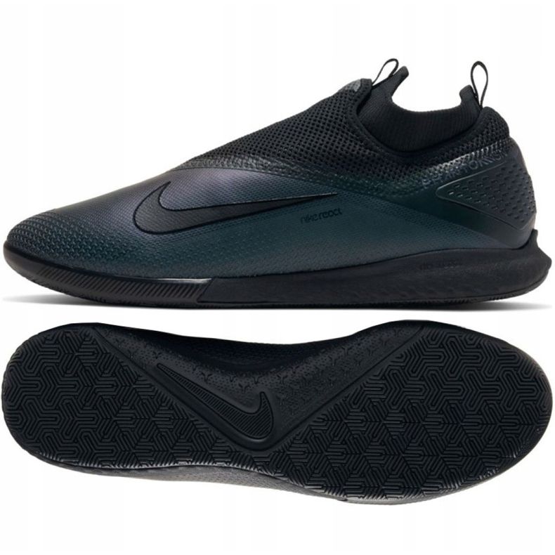 Indendørs sko Nike React Phantom Vsn 2 Pro Df Ic M CD4170-010 sort sort 2