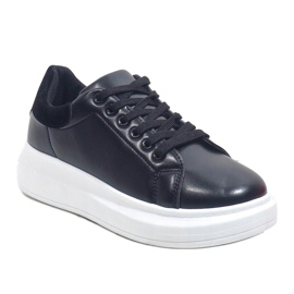 Sorte sneakers med en tyk sål 7935-SP 1