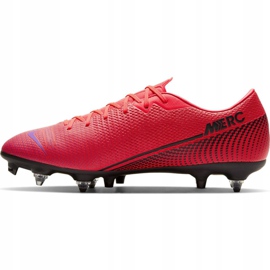 Nike Mercurial Vapor 13 Academy SG-Pro Ac M BQ9142-606 fodboldsko rød rød 2