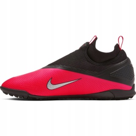 Nike React Phantom Vsn 2 Pro Df Tf M CD4174-606 fodboldsko rød rød 2