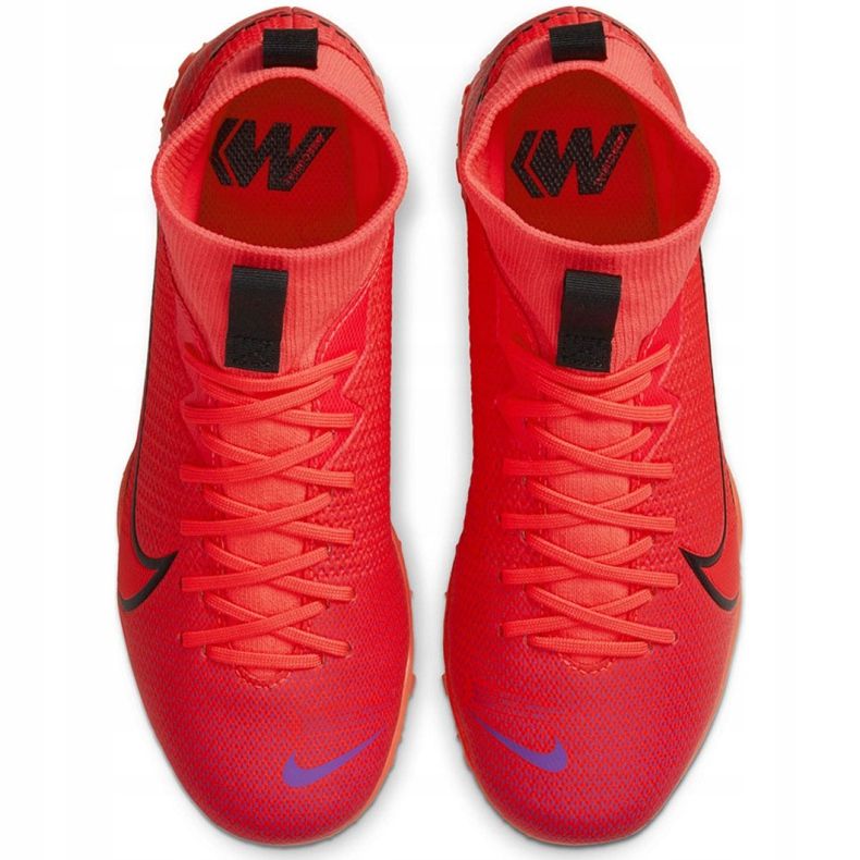 Nike Mercurial Superfly 7 Academy Tf Jr AT8143-606 fodboldsko rød rød 1