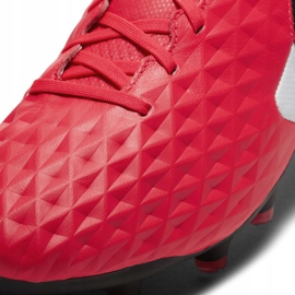 Nike Tiempo Legend 8 Pro Fg M AT6133-606 fodboldsko rød appelsiner og røde 5