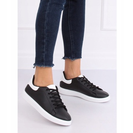 Sorte kvinders sneakers LA85P All Black hvid 1