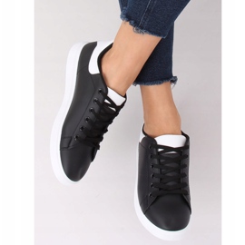 Sorte kvinders sneakers LA85P All Black hvid 2