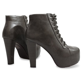 Støvler Solid On Heel 9502 Grå 1