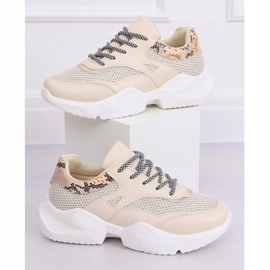 Beige sportssko til kvinder BL192P Beige 1