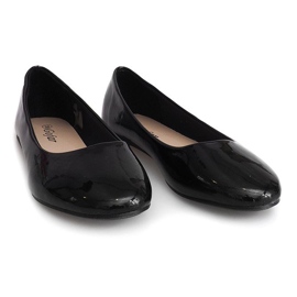 Lakerede ballerinaer ZP-47A Sort 1