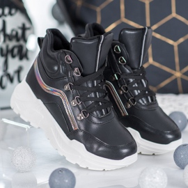Ideal Shoes Mode støvler sort 1