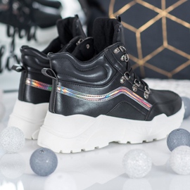 Ideal Shoes Mode støvler sort 2