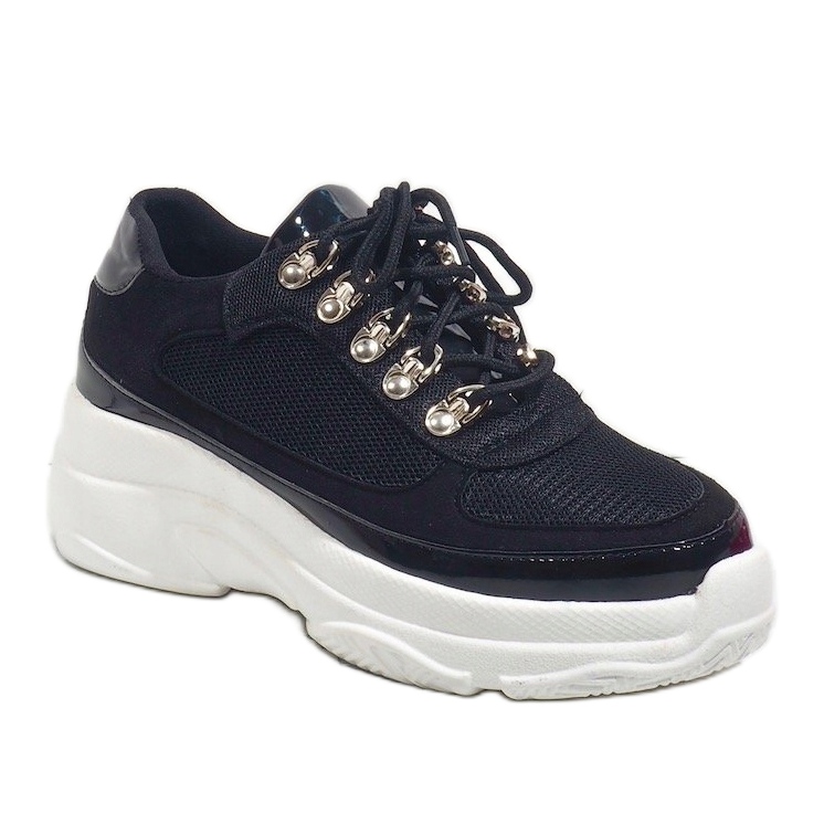 Sorte sportssko J-8704 1