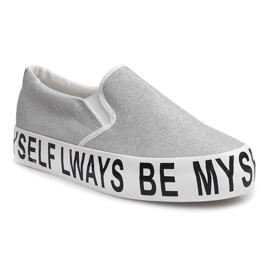 Slip On Glitter E22 grå 1