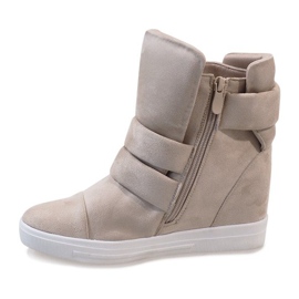 Beige kile sneakers H6508-8 1