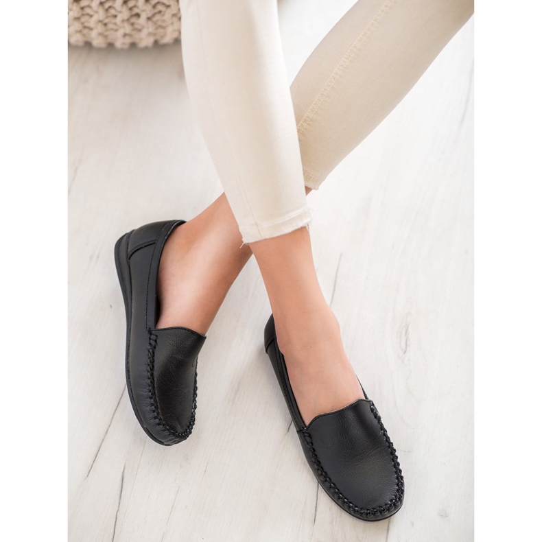 Primavera Eco læder loafers sort 1