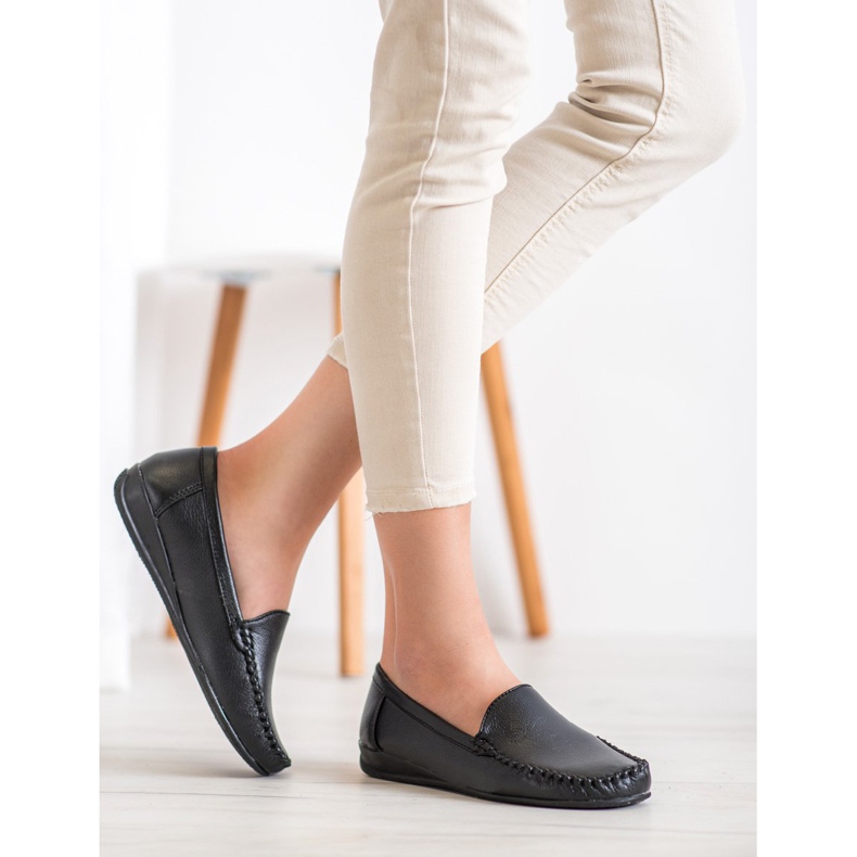 Primavera Eco læder loafers sort 2