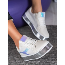 Ideal Shoes X-9758w hvid 2