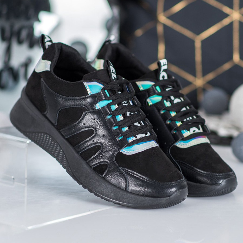 SHELOVET Elsker sorte sneakers 1