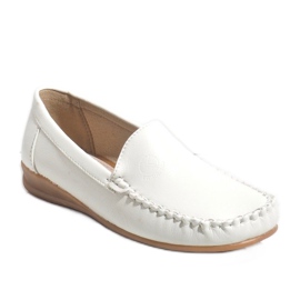 Hvide kile loafers 8-01 1