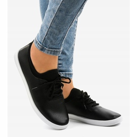 Sorte klassiske sneakers W9782-1 2