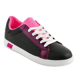 Sorte sneakers W-3116 lyserød 1