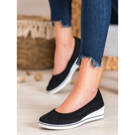 Super Me Openwork Ballerina On Wedge sort 1