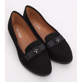 Sorte kvinders loafers W-177 Sort 2