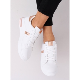 Hvide kvinders sneakers CC-13 Champagne 1
