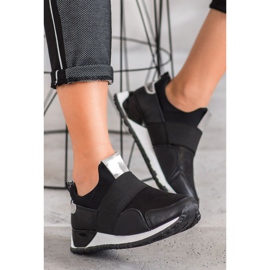 SHELOVET Slip-on sko på platformen sort 1