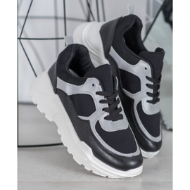 SHELOVET Klassiske sorte sneakers 2